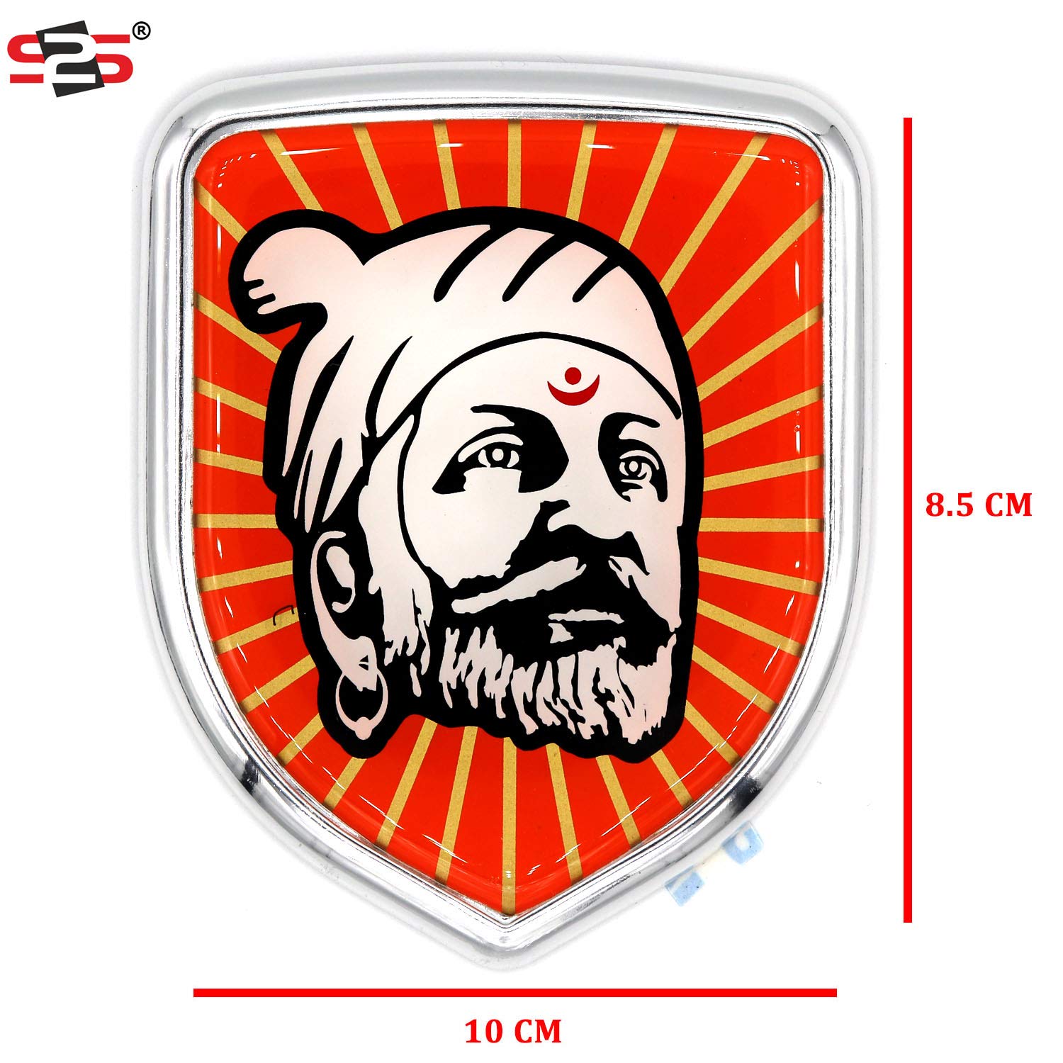 S2S Plastic ABS 3D Shivaji Maharaj Car 