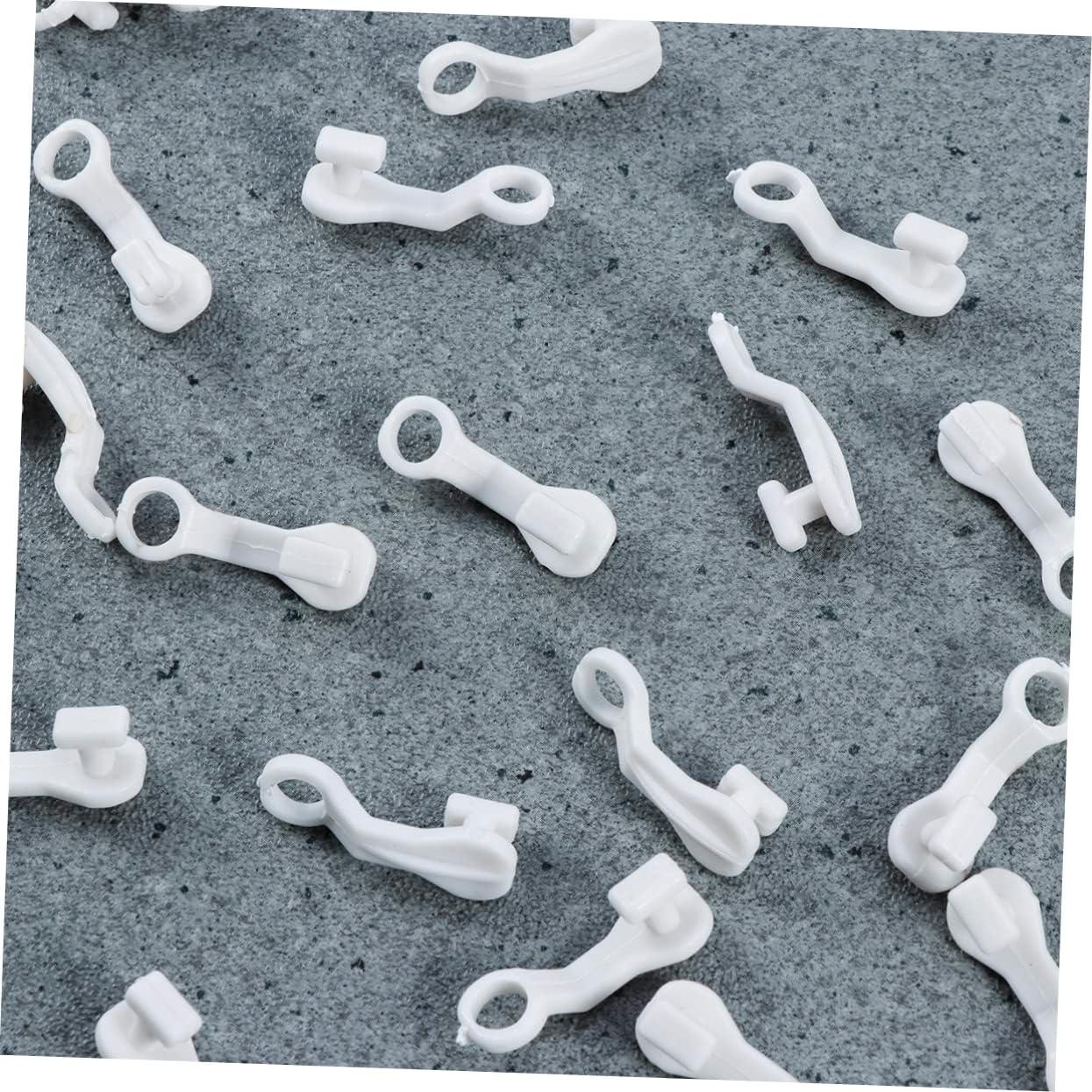 Hooks for Hanging Curtains 100pcs s Shape Rod Slides Curtain Sliding Track Gliders Window Door