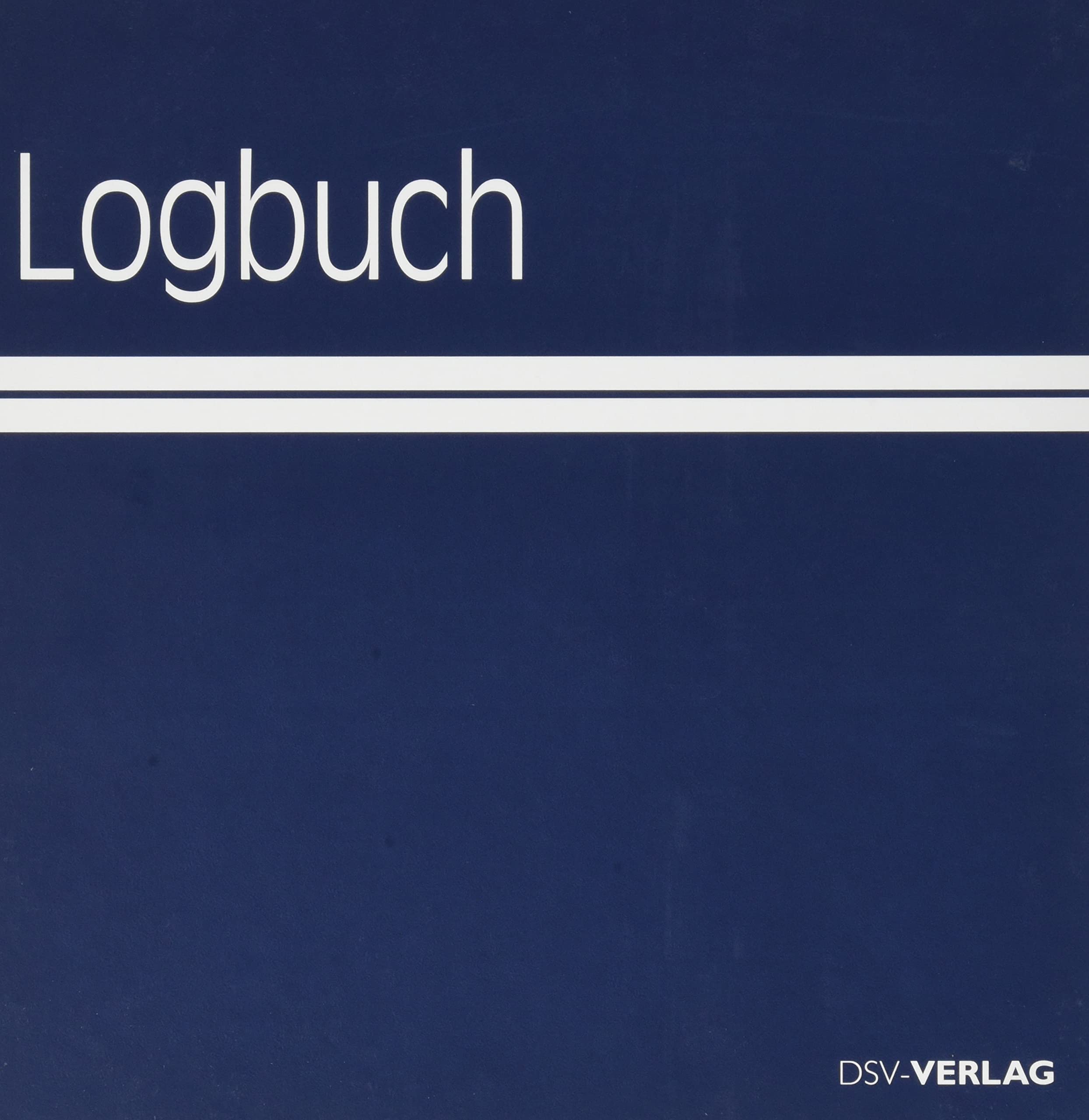 Logbuch: Rubriken zum Eintragen der Angaben über Wind, Seegang, Wetter, Kurs- und Segelführung, Logstand und Seemeilen – zwei Seiten je Rubrik, 60 Reisetage