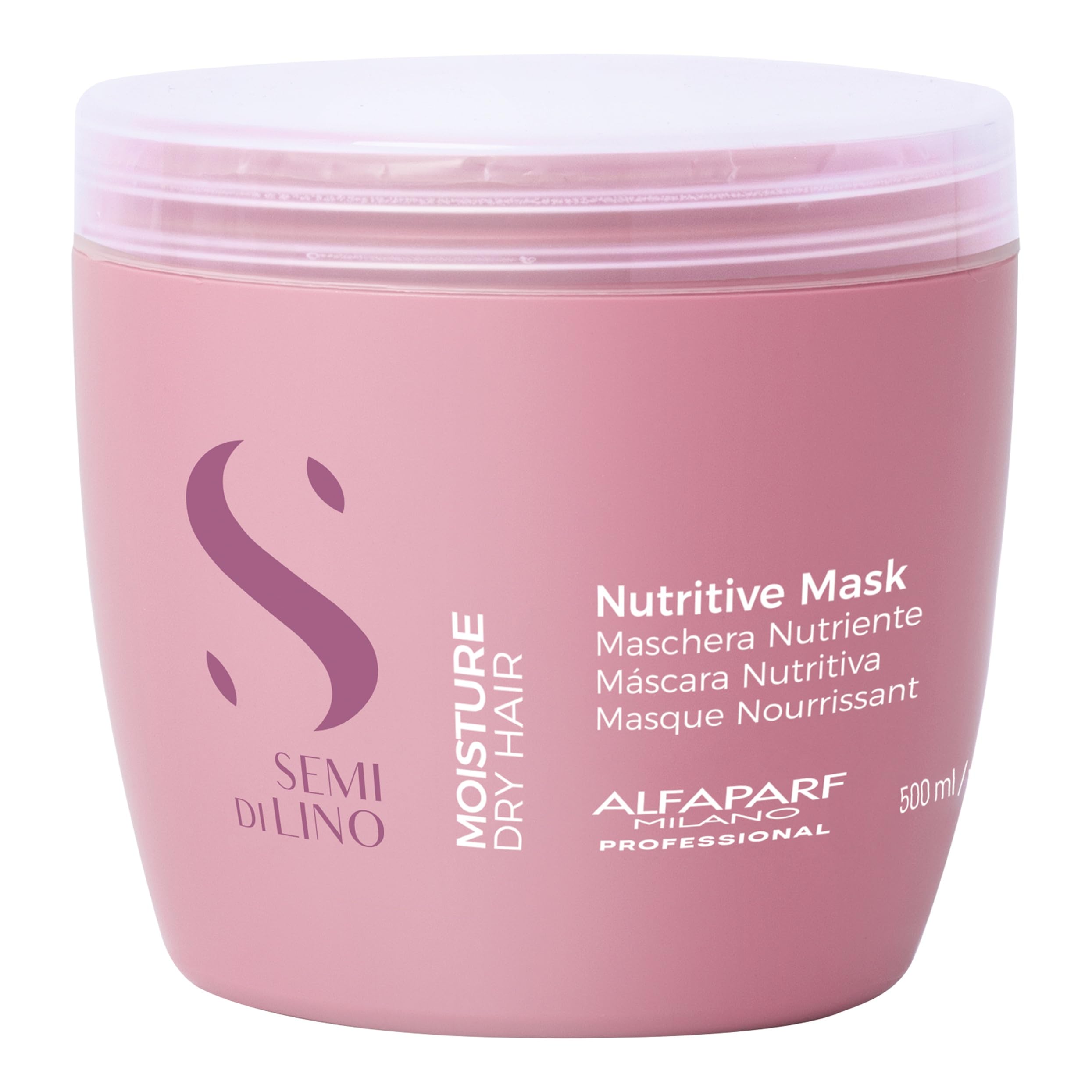 Semi Di Lino Moisture Nutritive Mask for Dry Hair, 16.9 Fl Oz