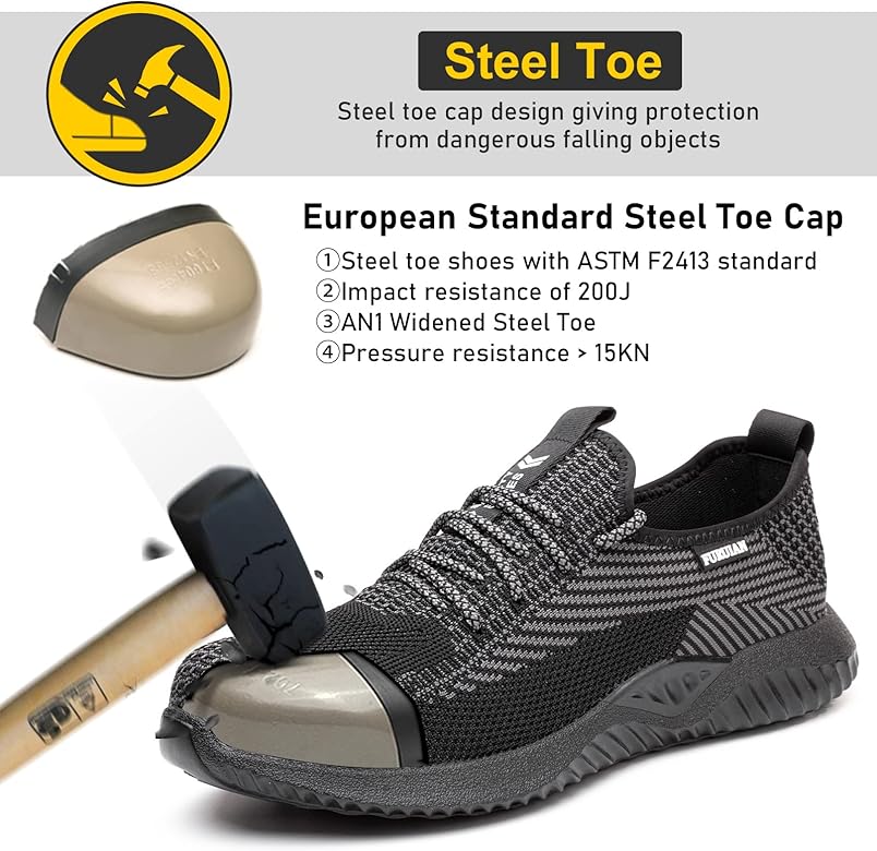 European steel toe Clearance