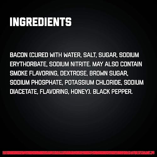 Vista 3 de HORMEL Real Peppered Bacon Crumbles, bolsa de 3 oz (8 paquetes)