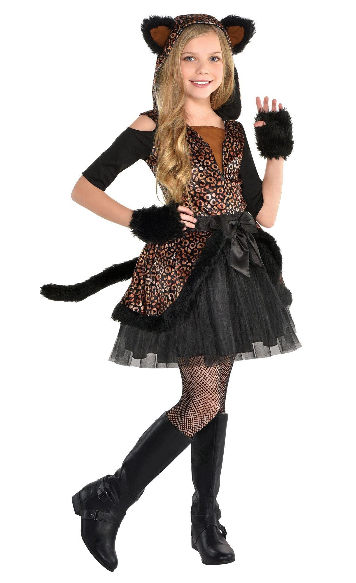 Girls Spot On Leopard Kostium Zestaw