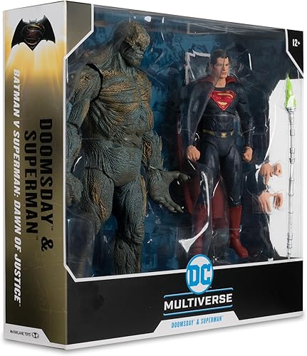 Miniatura 8 de McFarlane Toys - DC Multiverse Doomsday & Superman 2 unidades (Batman V Superman Dawn of Justice) Figura de acción de 7 pulgadas