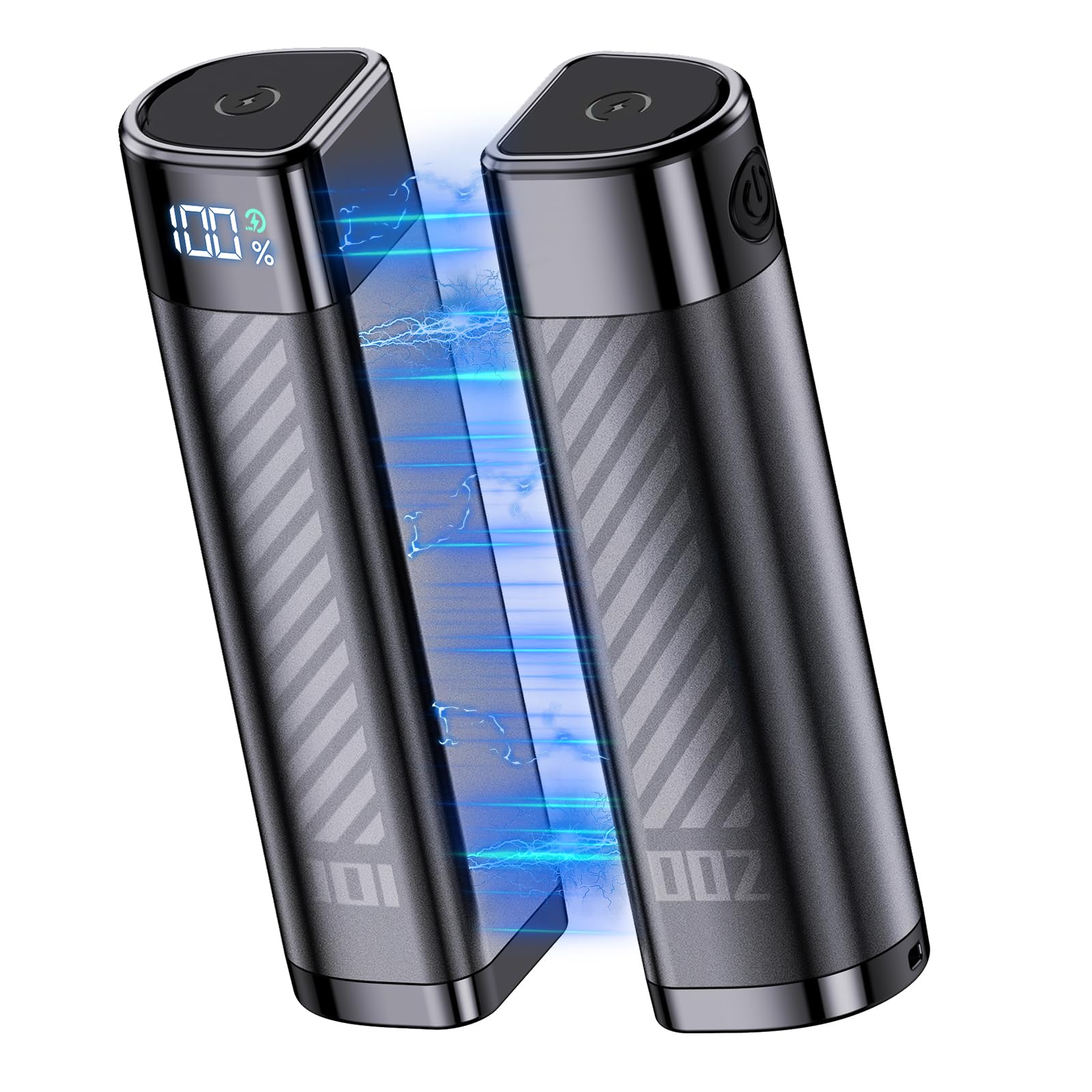 Hand Warmers Rechargeable - Electric Hand Warmer 2 Pack, 10000mAh Reusable Hand Warmers, Hand Warmers Magnetic with LED Display, 4 Levels Heat Up, Gifts for Christmas, Outdoor, Golf, Camping, Hunting