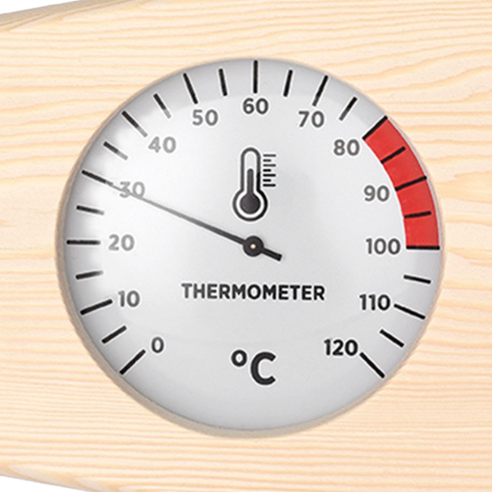 Termometro per Sauna, Igrometro, Igrotermografo Professionale 0-100, umidità, Misuratore di Temperatura E umidità 2 in 1 per Hotel