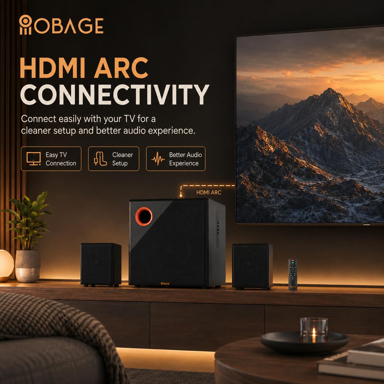 OBAGE Zylo-6 Home Theater Speaker System - Wireless & Balanced Sound -4 OBAGE Zylo-6 Home Theater Speaker System - Wireless & Balanced Sound -4