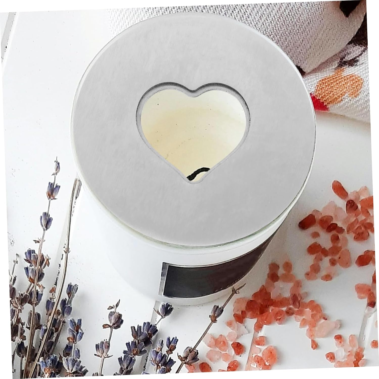 Sturdy Candle Jar Lid Cover Set Elegant Shade Sleeve for Decorative Candles Smoke Extinguishing Topper for Home Decor Cozy Atmosphere