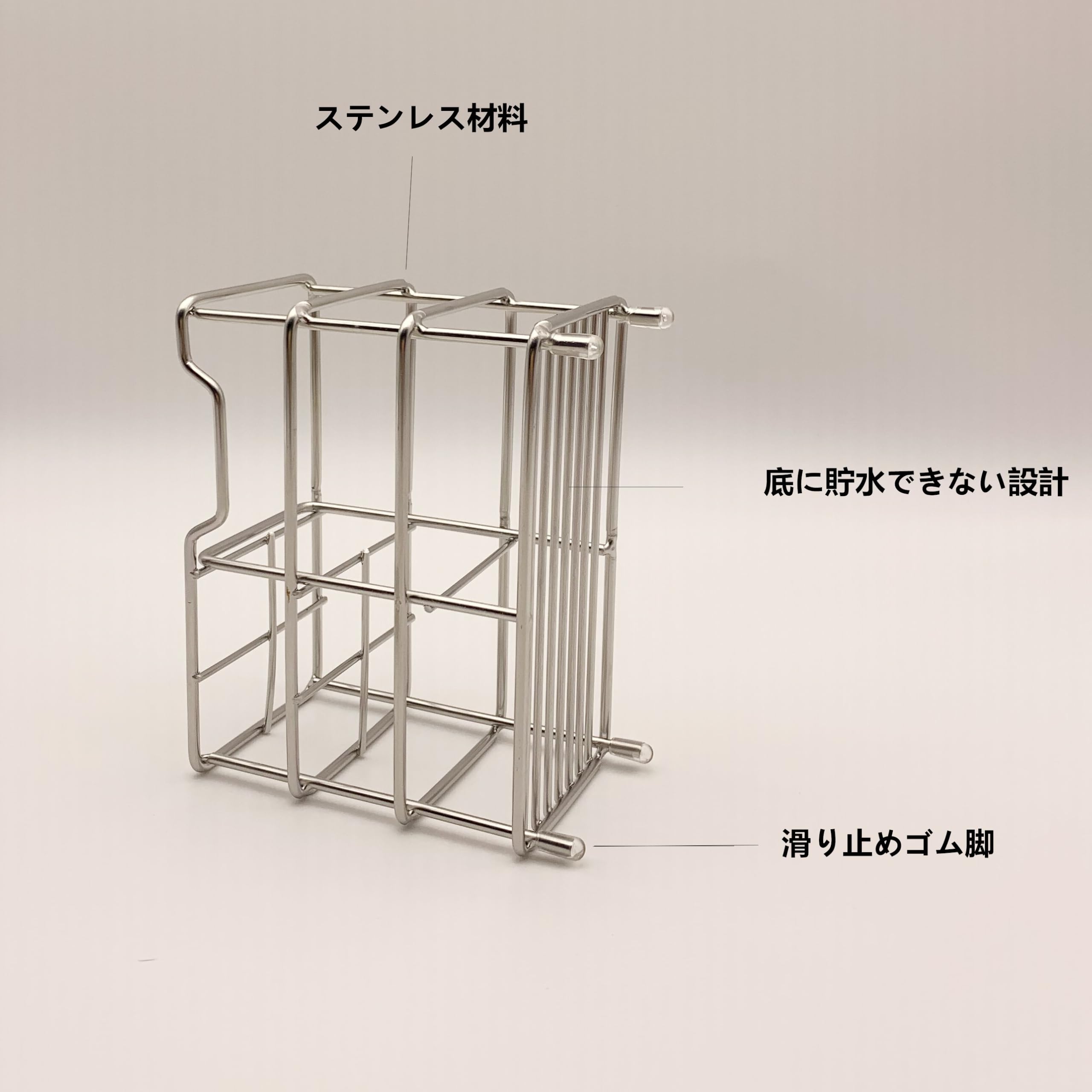 Amazon｜Akalon 歯ブラシスタンド ステンレス歯ブラシホルダー 置き型