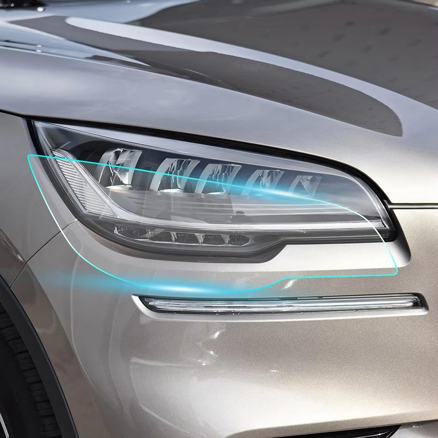 Film phare TPU pour Lincoln Aviator 2022-2023 transparent