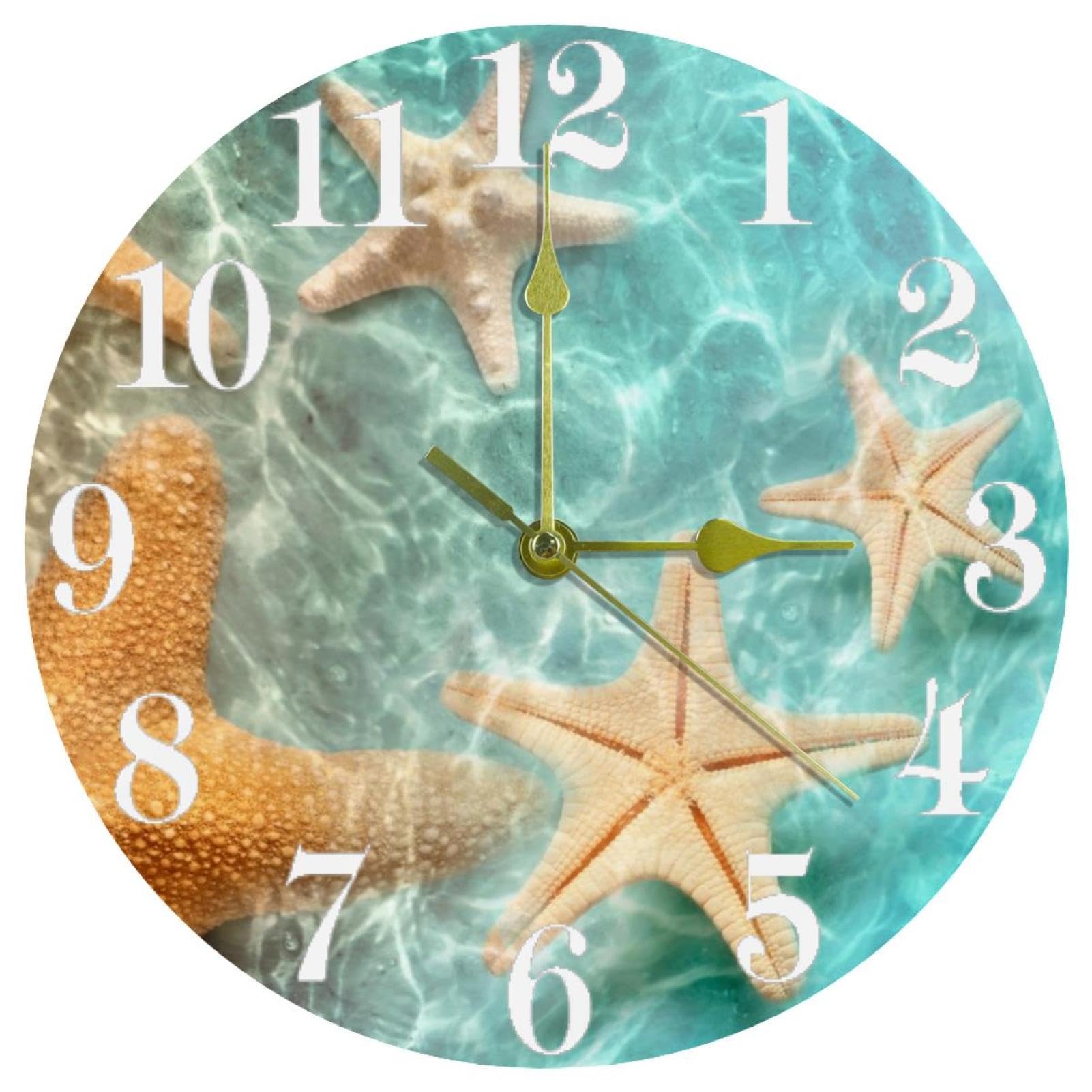 Horloge murale silencieuse à quartz sans tic-tac pour le bureau