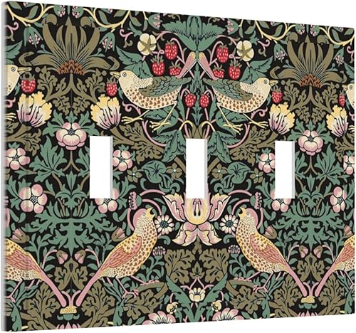 Miniatura 101 de Placa Decorativa de Pared Beige Boho de Mediados de Siglo Sol Abstracto 1-Gang Retro Años 70 Arte Geométrico Moderno con Arco Eléctrico Interruptor