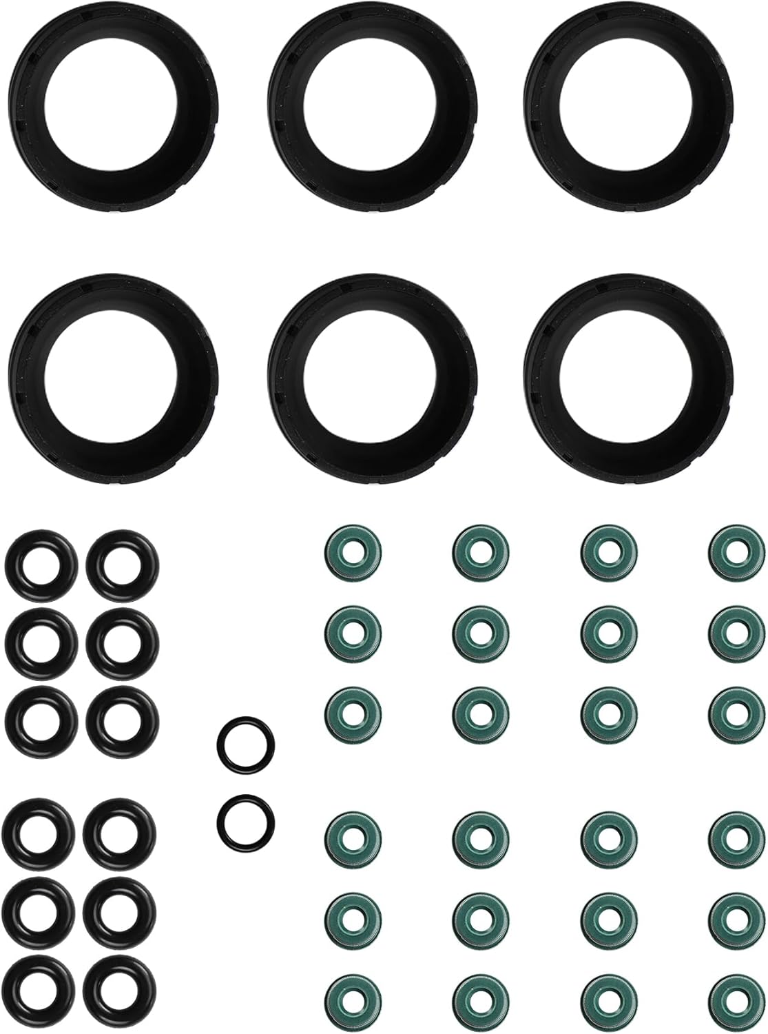 3.6L Engine Camshafts Rocker Arms & Valve Lifters & Head Gaskets Set Fit for Chrysler 200 300 Dodge Durango Challenger for Jeep Wrangler Ram 1500 Grand Cherokee 2011-2016 Pentastar 5184380AG 5184378AG