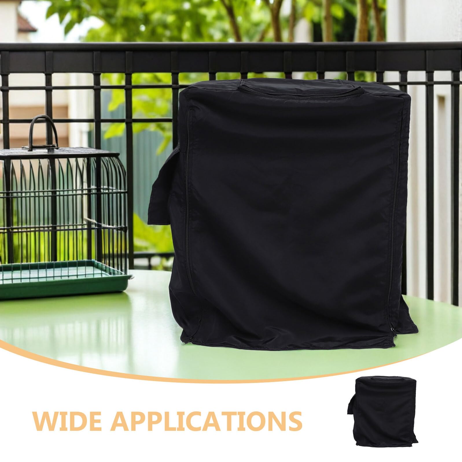 Gatuida 2 Stück Isolierte Winddichte Vogelkäfigabdeckungen 68x46x35cm aus Pflegeleichtem Stoff Verdunkelungsnetz für Wellensittiche Unzertrennliche Kleintiere Schutz für Winter und