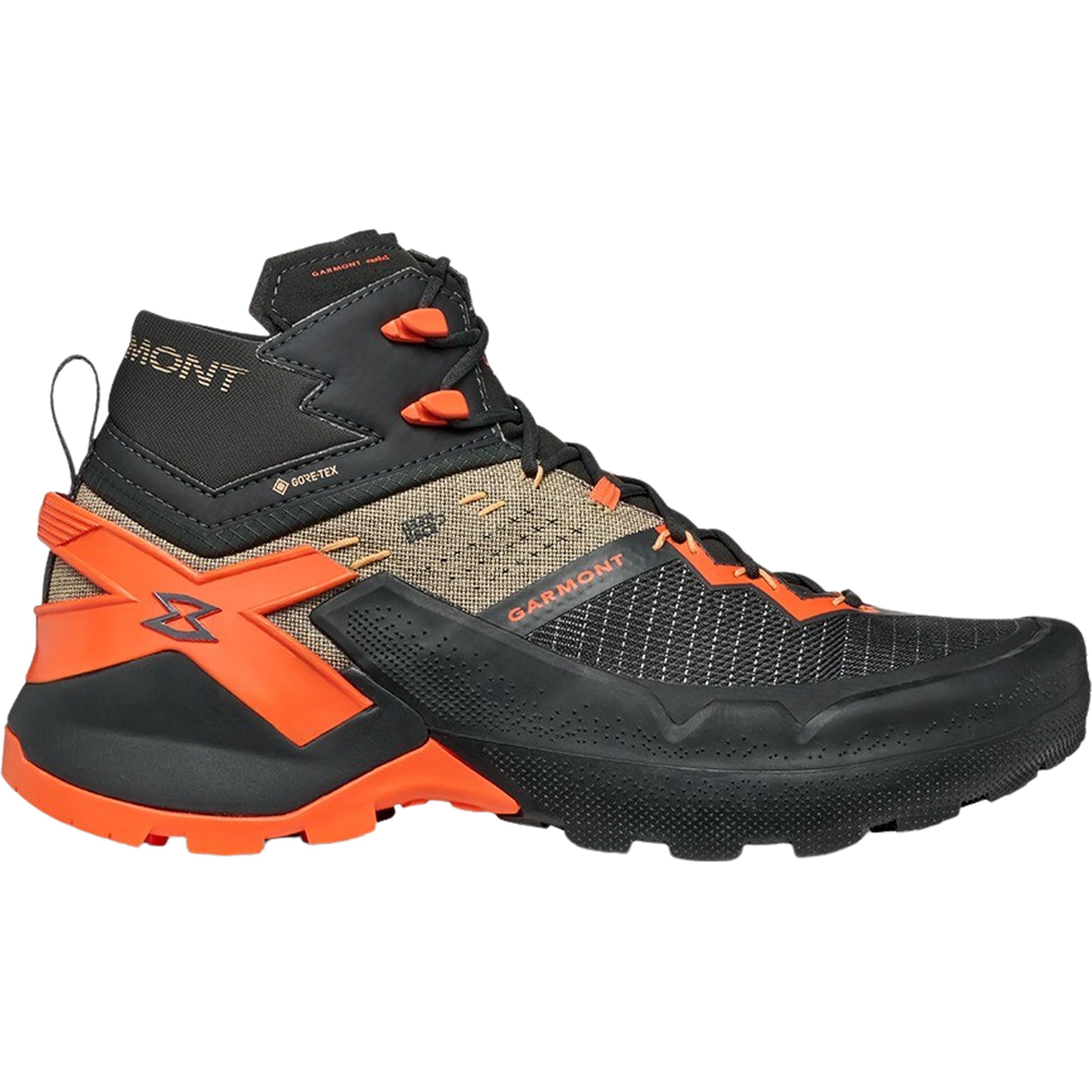 GARMONT Uomo 9.81 Onyx Mid GTX Scarpe, Raven Black-Pale Beige, 44