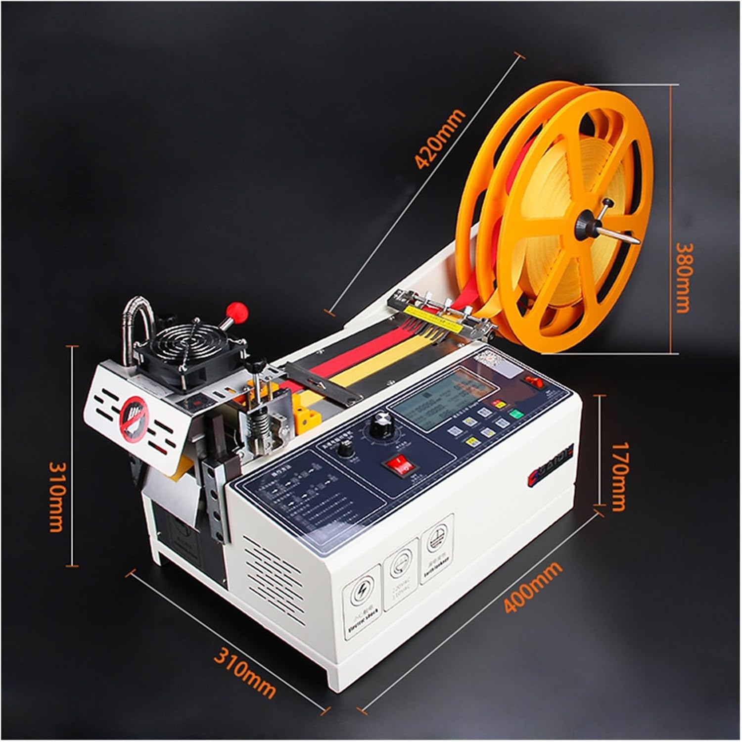 Rock Polisher, Automatic Tape Cutting Machine Nylon Rope Hot Cutting Machine Elastic Tape Cutting Machine Rope Cutting Machine,Powerhouse Grinding and Polishing Machine