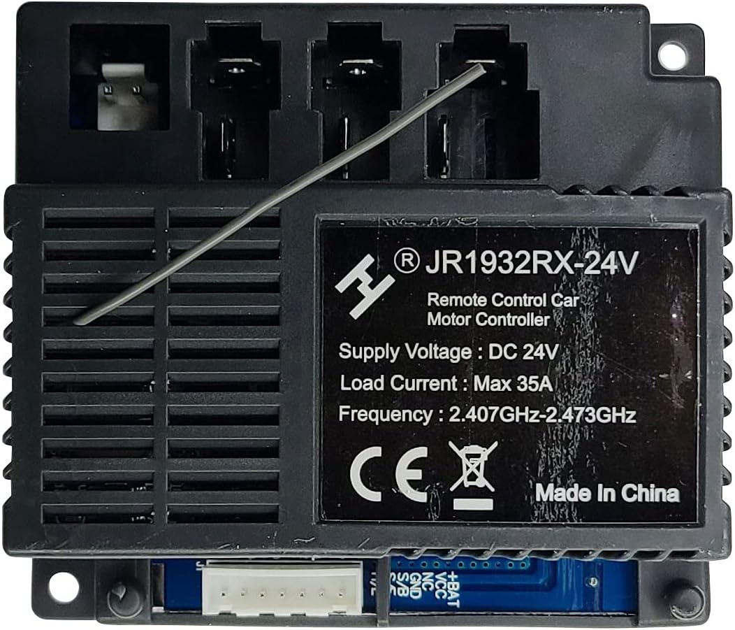 2.4G Bluetooth Remote Control and JR1932RX-24V Receiver Control Box Mother Board for Kids Powered Wheels Children Ride On Car Replacement Parts