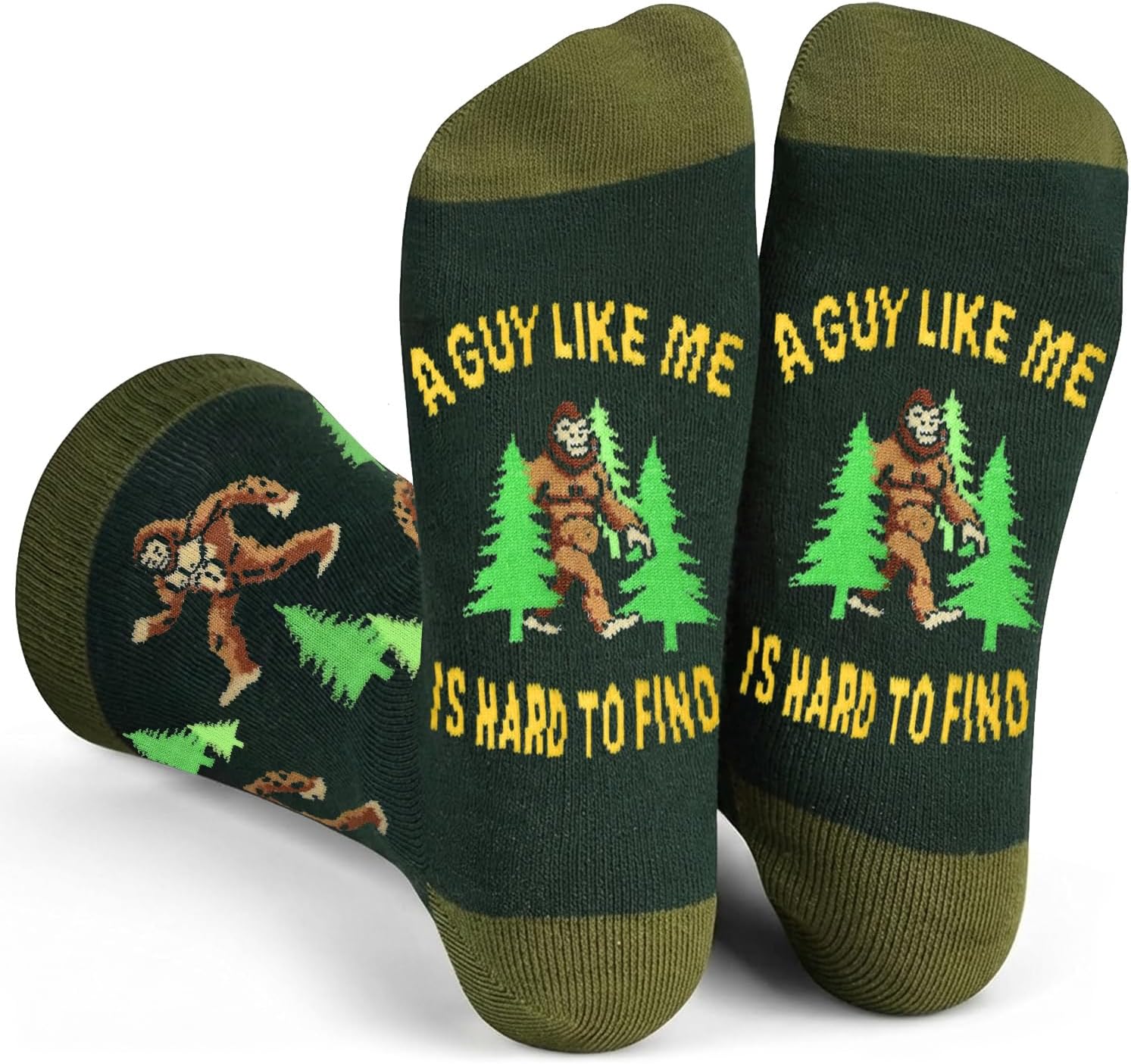 GOLIN Funny Outdoor Socks for Men Women - Great Birthday Christmas Adventures Gifts for Nature Lovers Outdoorsman