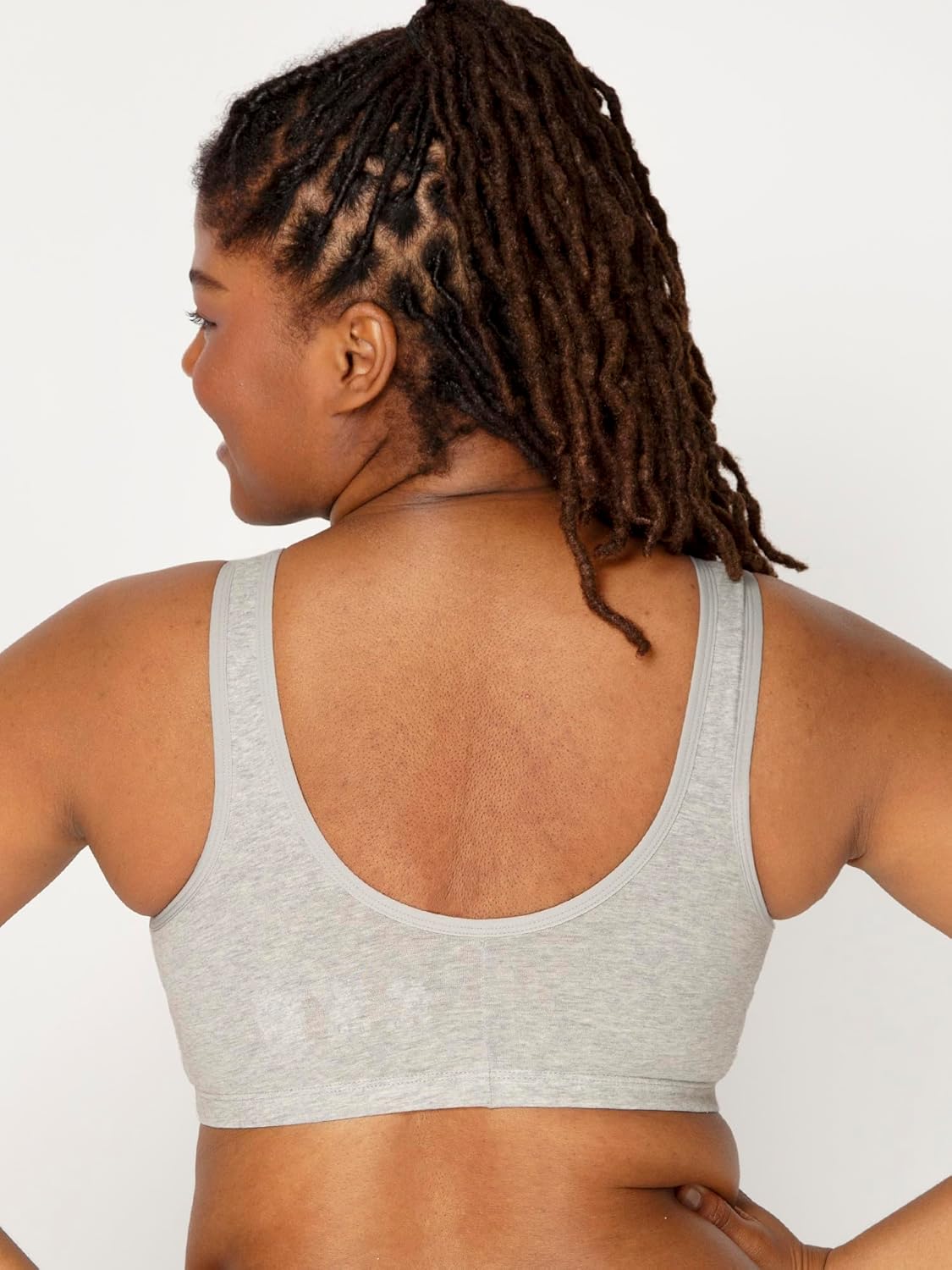 Fruit of The Loom Womens Comfort Front Close Sport Bra with Mesh Straps - Image 4