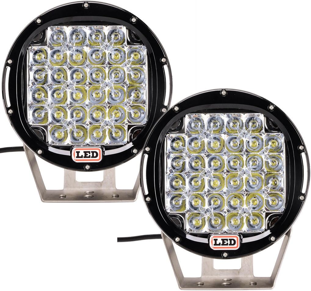 185w Spot LED Work Light Off Road LED Light Bar 12v Driving Lights Super Bright for Jeep Cabin Boat SUV Truck Car ATVs (185w)