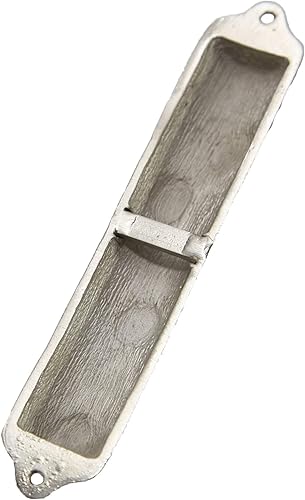 Miniatura 6 de Funda para mezuzah – Funda de mezuzá, diseño de árbol de granada hecha a mano en peltre, Jerusalén Judaica, funda de mezuza de puerta de 4 pulgadas,