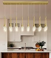 Vista 4 de 16 Lights Modern Glam Crystal Chandelier for High Ceiling LED Dimmable Pendant Light for Staircase Foyer Enterway Living Room Chandelier Lighting