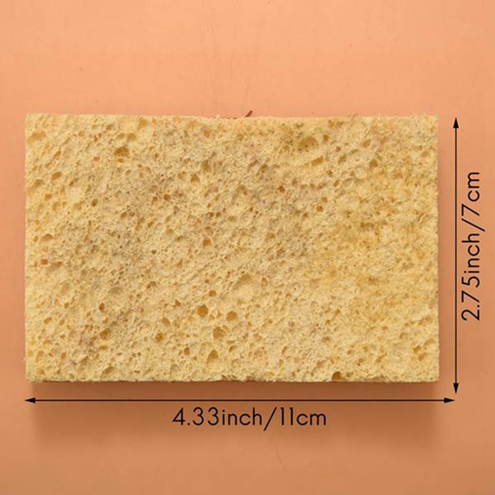 96 Esponjas Biodegradables y Compostables, Esponja EcolóGica de Fibra de Palma para Limpieza de Platos de Cocina