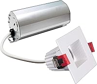 Vista 2 de NICOR Lighting DQD211202KWHBF - Focos empotrados LED, color blanco