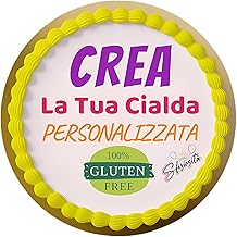 Personalised Cake Wafer – Food Host – Gluten Free – Round 20 cm – Light and Quality Cake Decoration – Photo and Phrase Print – Made in Italy