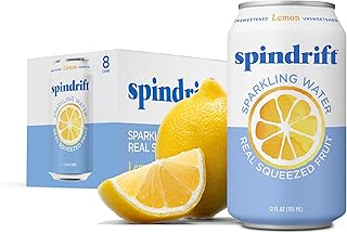 Sparkling Water, Lemon, 12 oz, (pack of 8)