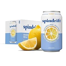 Spindrift, Sparkling Water, Lemon, 12 oz, pack of 8