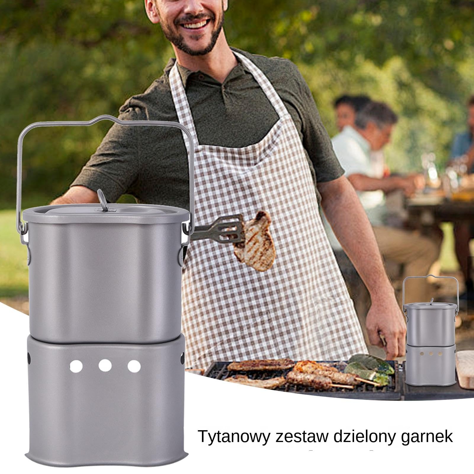 Piecyk Namiotowy Kompaktowy I Zestaw Do Przyrządzania Posiłków | Piec Palnikowy Dla Wędrówek Pikników Imprez Plenerowych Biwakowania Podwórka Tarasu Ogniska Podróży Ogrodu