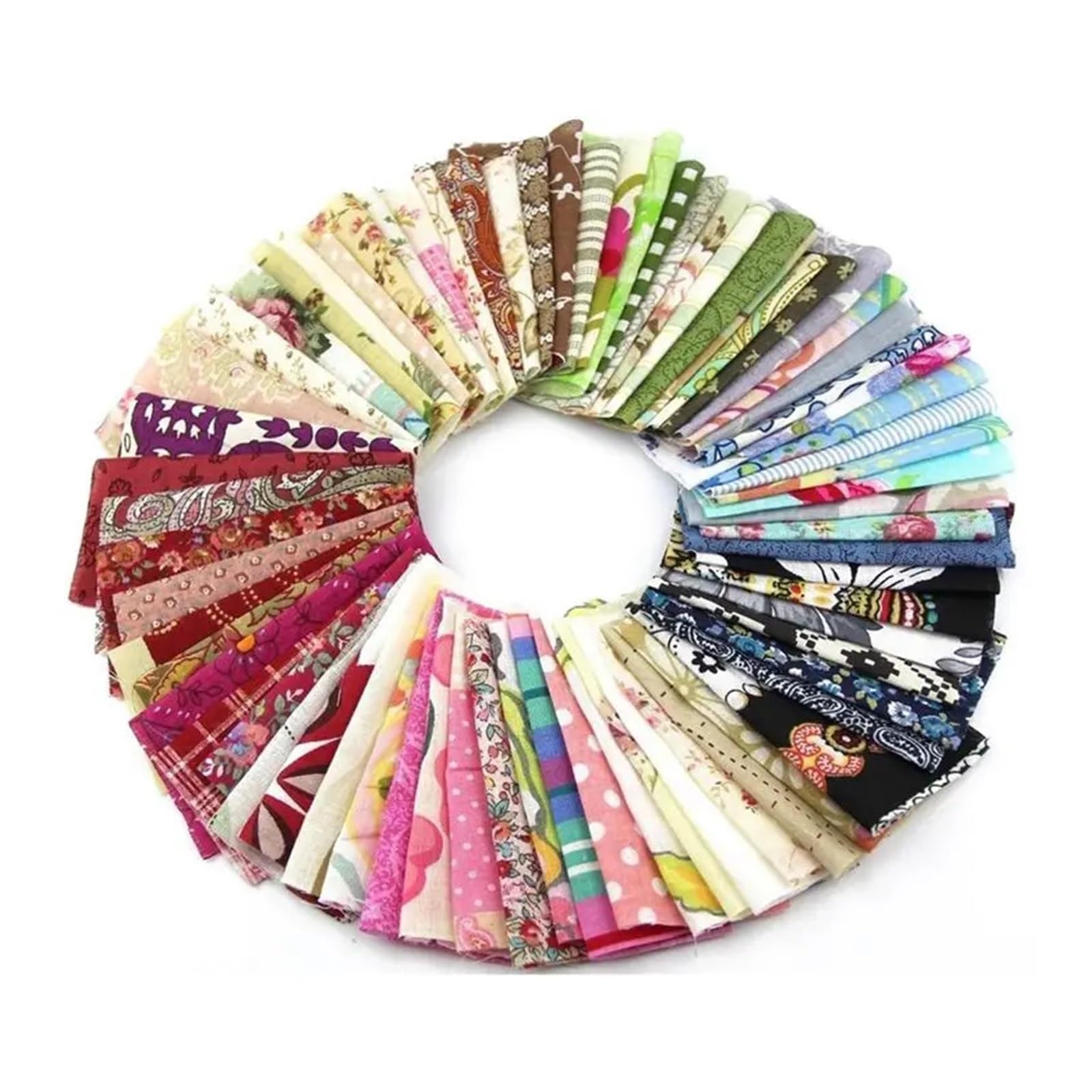 Tela De Patchwork Paquete de cuadrados mixtos batiks material algodón for manualidades patchwork tela, 10 x cm, paquete 50