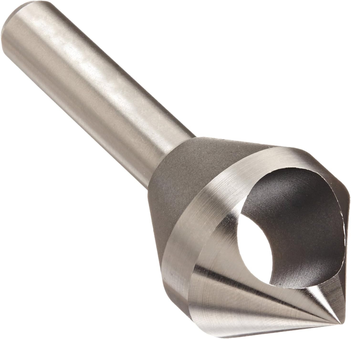 KEO 53512 Cobalt Steel Single-End Countersink, Uncoated (Bright) Finish, 82 Degree Point Angle, Round Shank, 5/16" Shank Diameter, 1/2" Body Diameter