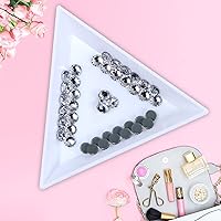 Vista 3 de 2880 diamantes de imitación termoadhesivos de imitación de cristal con parte trasera plana para manualidades, manualidades, ropa, zapatos