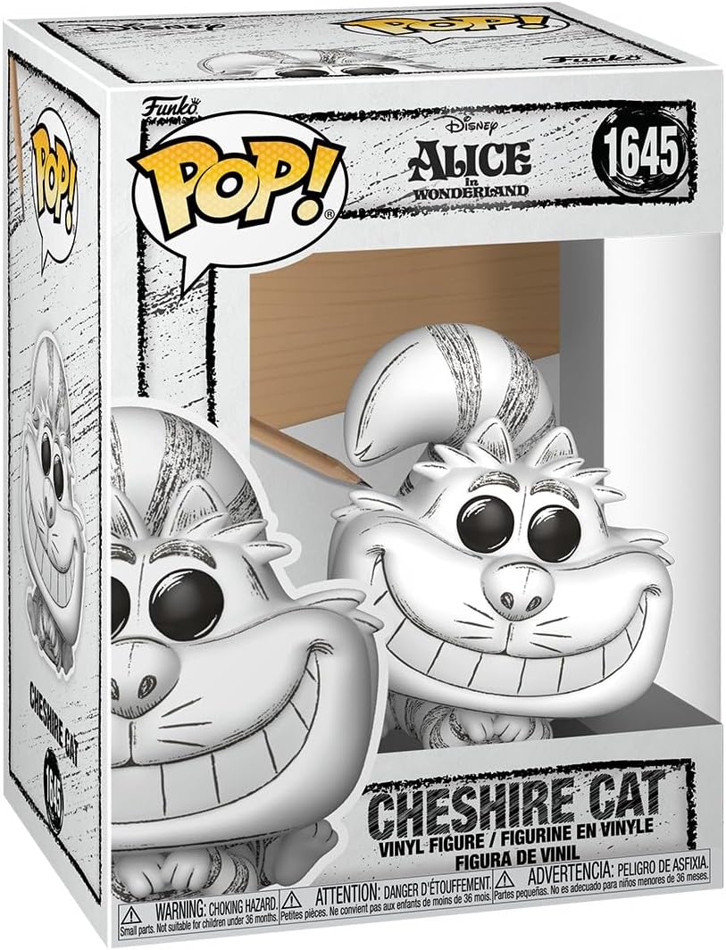Funko Pop! Disney: Sketched - Cheshire Cat - Collectable Vinyl Figure - Gift Idea - Official Merchandise - Toys for Kids & Adults - Disney Fans - Model Figure for Collectors and Display