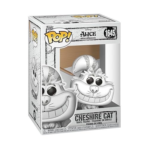 Funko Pop! Disney: Sketched - Alice in Wonderland - Cheshire Cat - Vinyl-Sammelfigur - Geschenkidee - Offizielle Handelswaren - Spielzeug Für Kinder und Erwachsene - Cartoon Fans