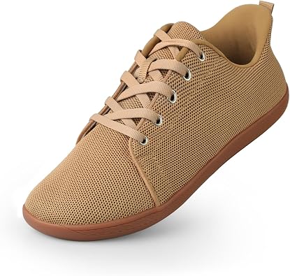 Mens Barefoot Shoes Minimalist Slip on Cross-Trainer Shoes Wide Toe Walking Shoes Zero Drop Sole Trail Running Sneakers Gym Workout Casual