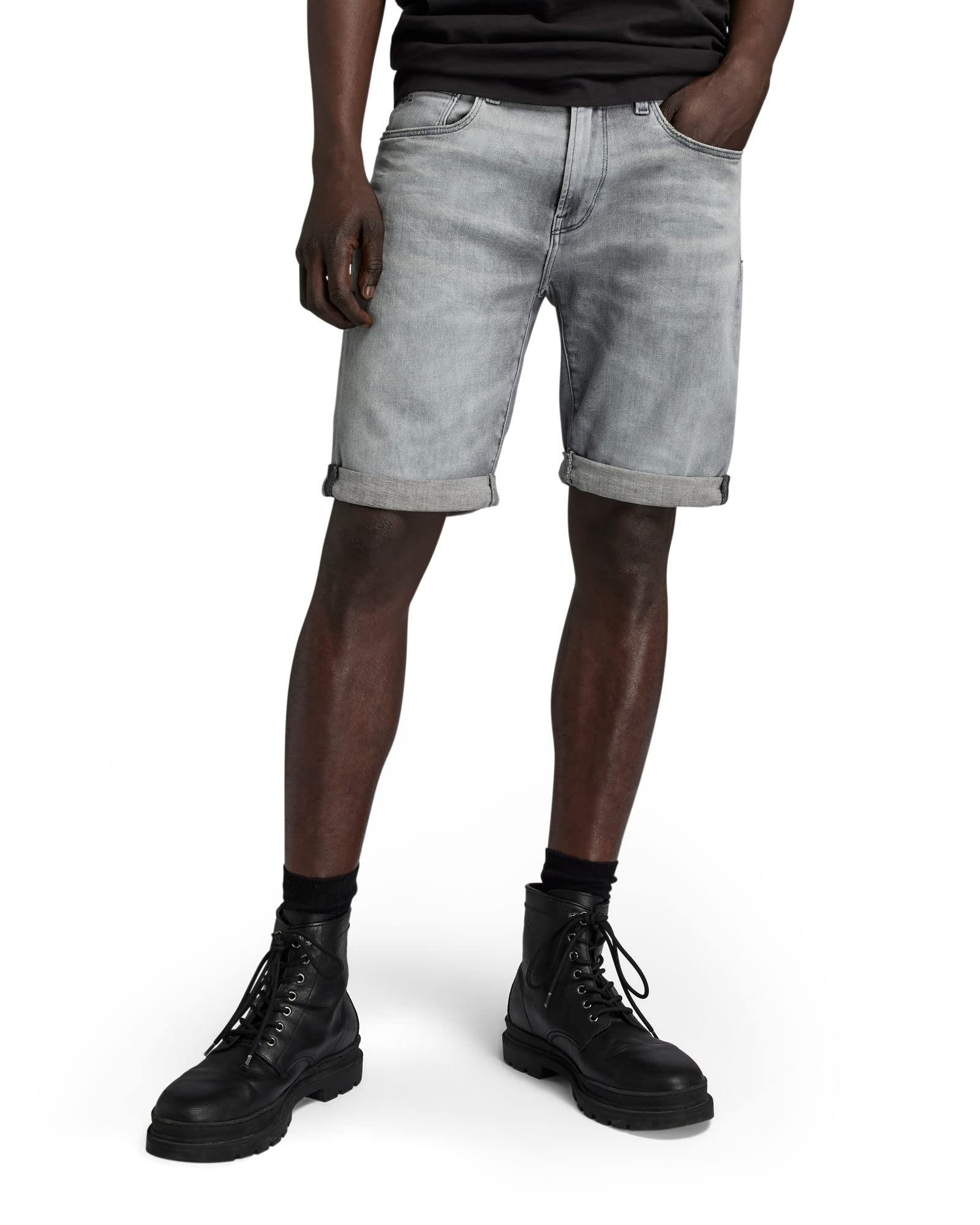 G-STAR Shorts 3301 Slim Denim Pantalones Cortos para Hombre
