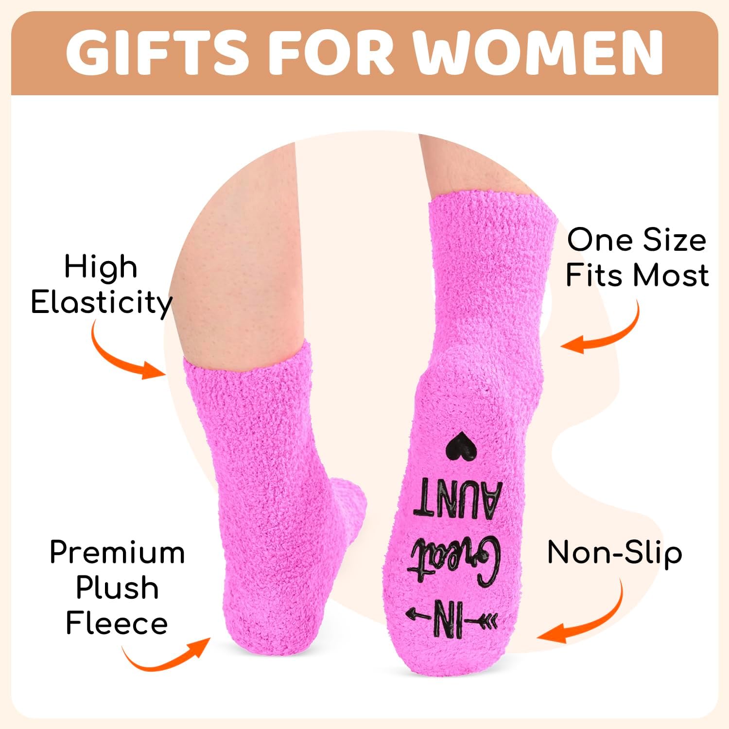HAPPYPOP Mothers Day Socks - Gifts for Sister Mom Daughter in Law, Godmother Socks - Image 5