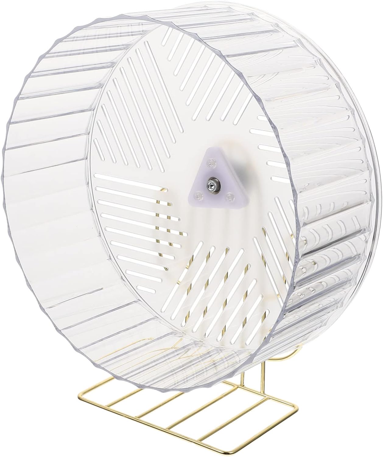 Daily Use Silent Hamster Wheel Stable Base Exercise Wheel for Hamsters Gerbils and Chinchillas Adorable Design for Pets