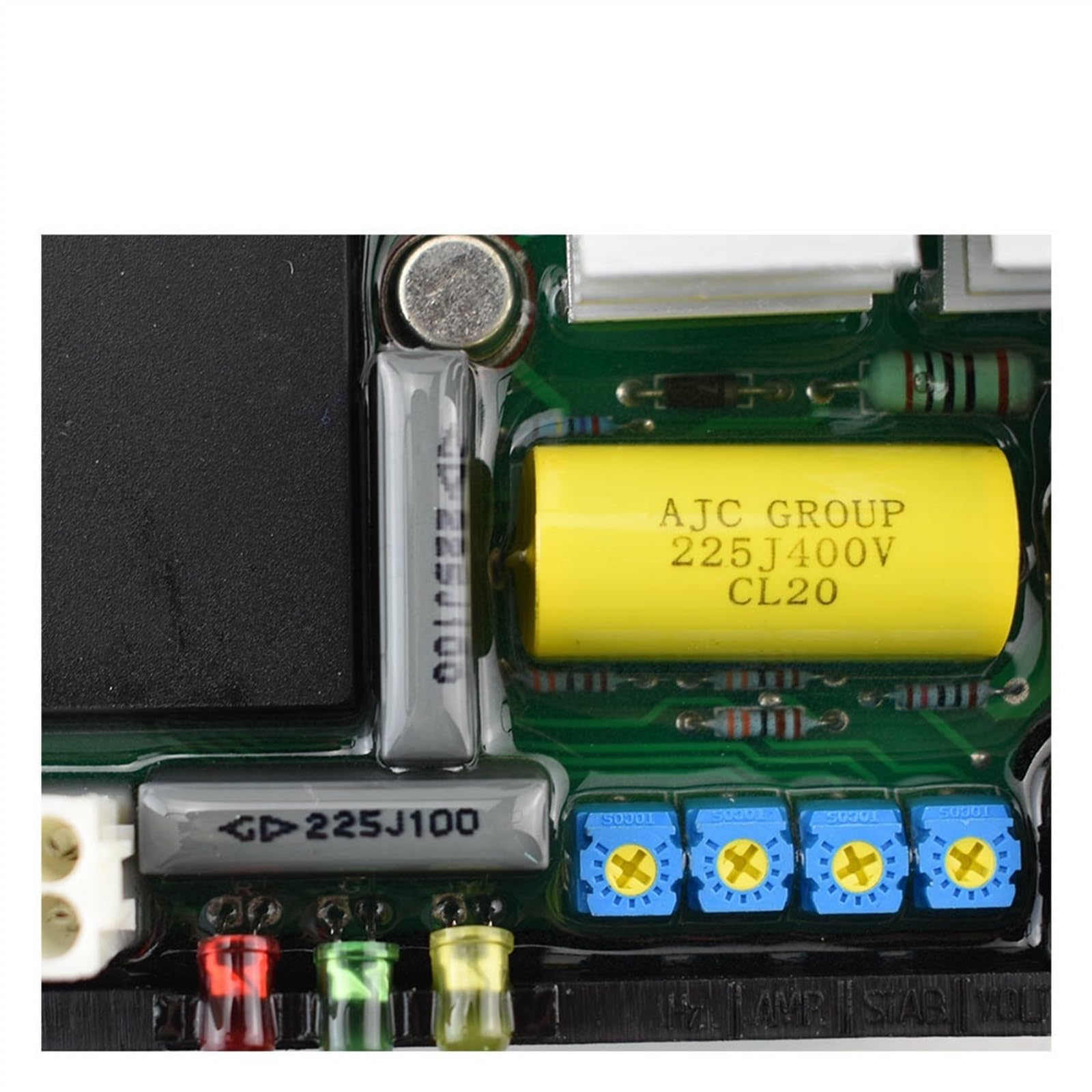 Regulador de voltaje automático UVR6 Regulador de voltaje automático Potente estabilizador de generador Alternador Ajustador monofásico