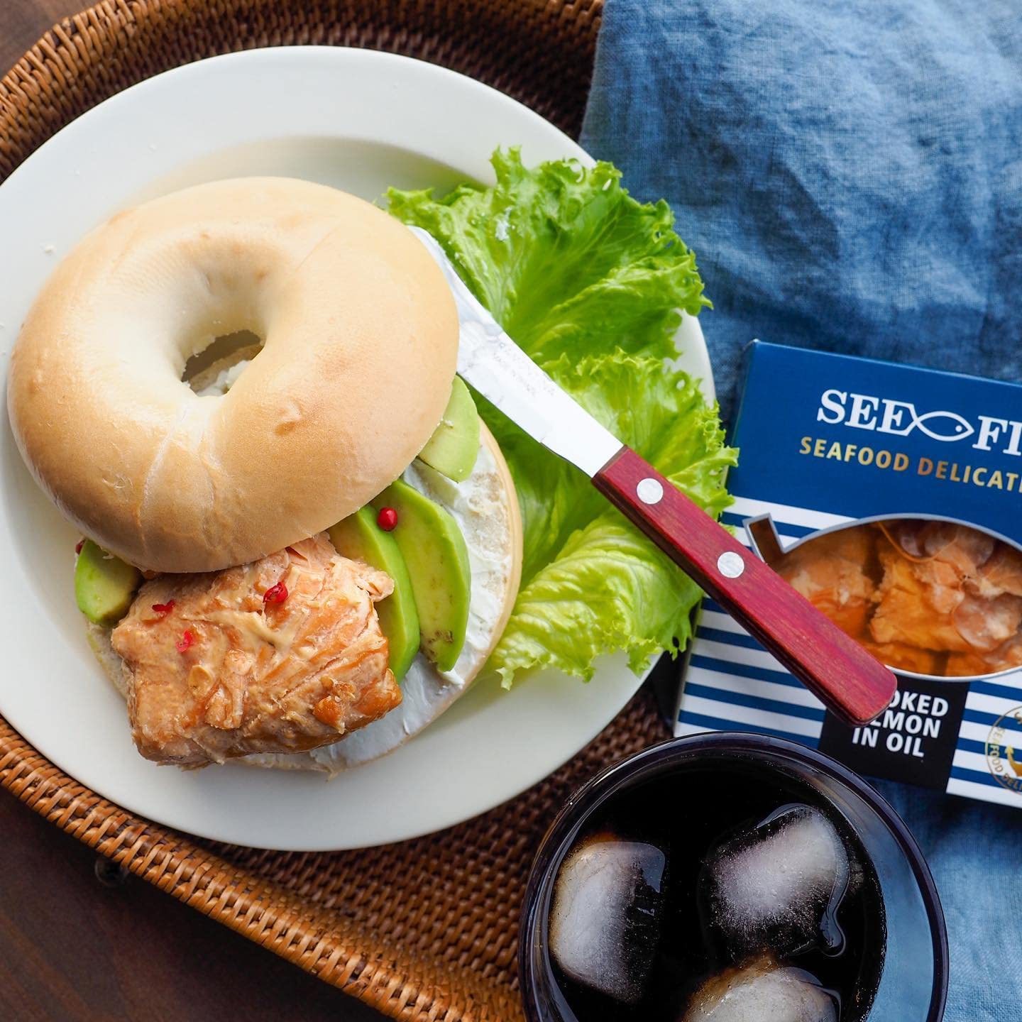 Amazon.co.jp: nakato(ナカトウ) SEEFISH スモークサーモンインオイル