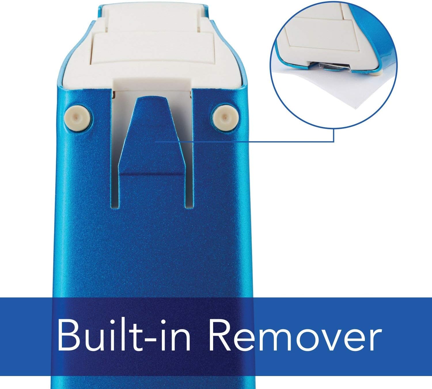 Swingline Stapler, NeXXt Series Wow, Desktop Stapler, 40 Sheet Capacity, Blue (55047036)
