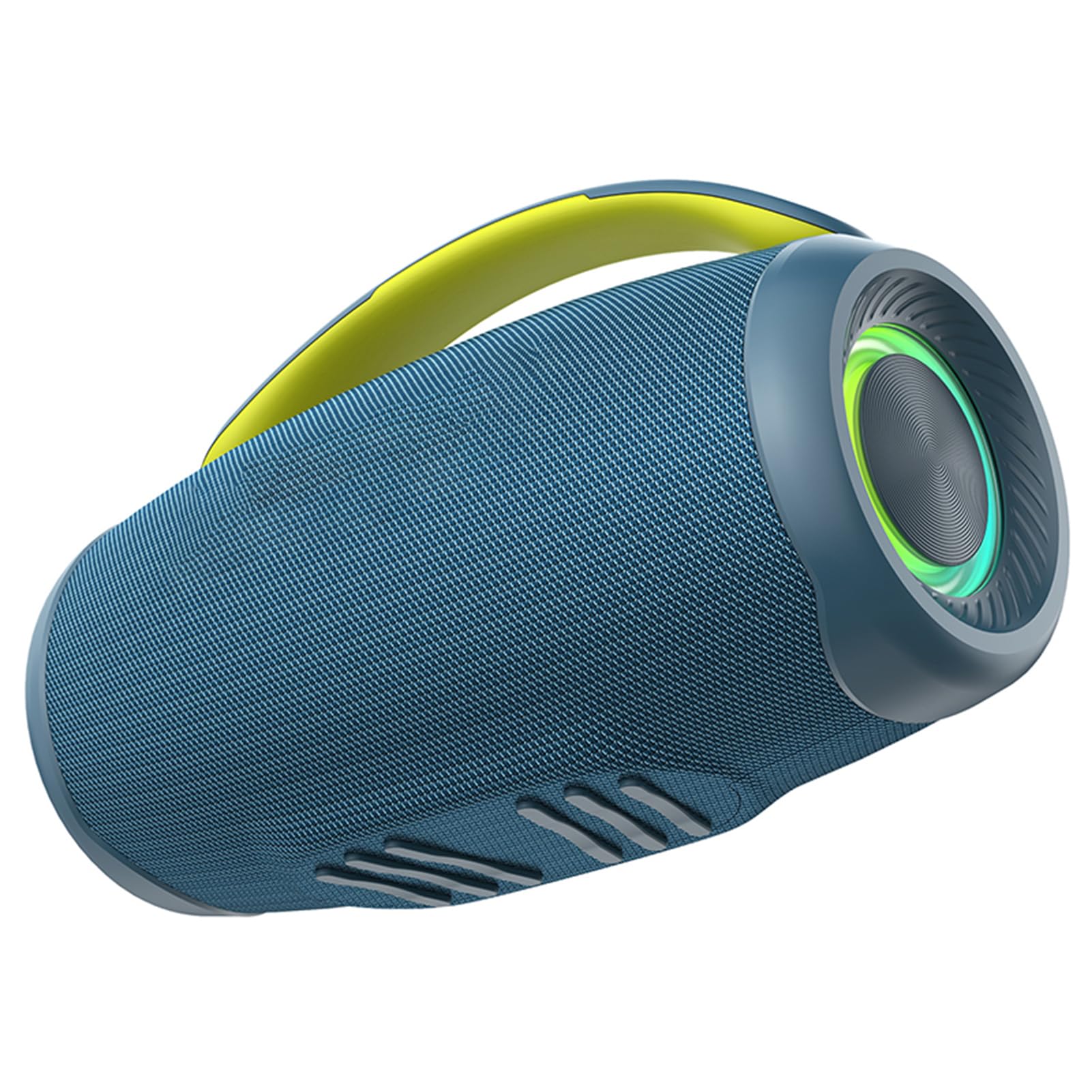 Cocoarm Altoparlante BT Portatile Altoparlante Wireless 50W con Luci BT 5.3 RGB Batteria da 6000 MAh Bassi Potenti per Feste in Casa Viaggi all'aperto (BLUE)
