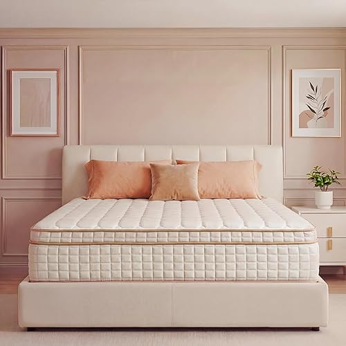 Queen Mattress,12 Inch Queen Size Mattresses in a Box,Medium Firm Queen Hybrid Mattress,with Memory Foam and Individual Pocket Spring for Motion Isolation & Silent Sleep&& Pressure Relief，80" x 60"
