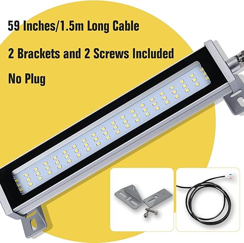 Miniatura 2 de Máquina industrial tubo luz LED 16W CNC máquina trabajo iluminación IP67 a prueba de polvo impermeable a prueba de explosiones Uplight AC 95V-245V