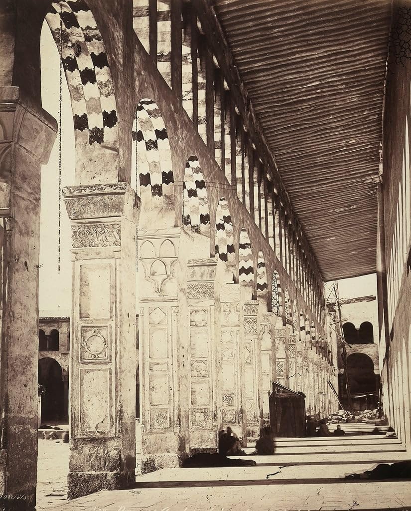 Peinture sur Toile Construction Omayyade Félix Bonfils 60x90cm SERENDIPITP