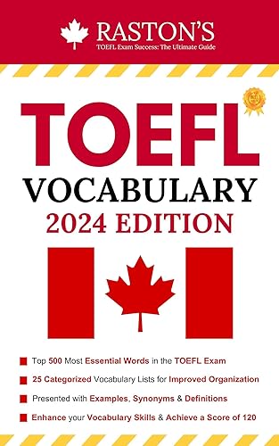 TOEFL Vocabulary - 500 Essential Words for TOEFL Success + Practice Questions &amp; Answers (TOEFL Practice Books: Target Score 120 Book 1)