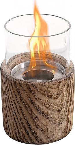 Cuenco para hoguera de mesa, mini chimenea personal de mesa con alcohol, para uso en interiores y exteriores